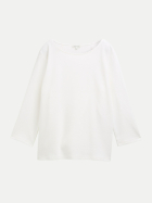 Tom Tailor Casual Basic Langarmshirt 10315-Whisper White bei Robert Ley