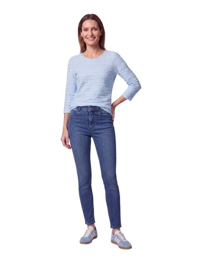 Rabe Moden Langarmshirt mit Struktur-Muster bei Robert Ley
