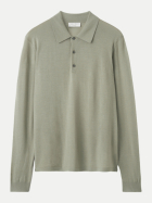 Tiger of Sweden Langarm-Poloshirt Eross 1n6-granite green bei Robert Ley