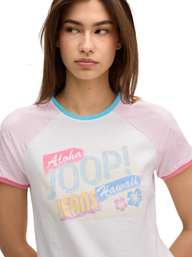 JOOP! JEANS T-Shirt Torbina im Retro-Design bei Robert Ley
