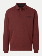 Casamoda Poloshirt mit Melierten Muster 491-491 orange bei Robert Ley