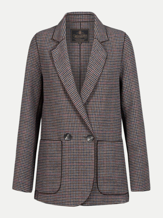 Herrlicher Blazer Aya im Hahnentritt-Muster bei Robert Ley