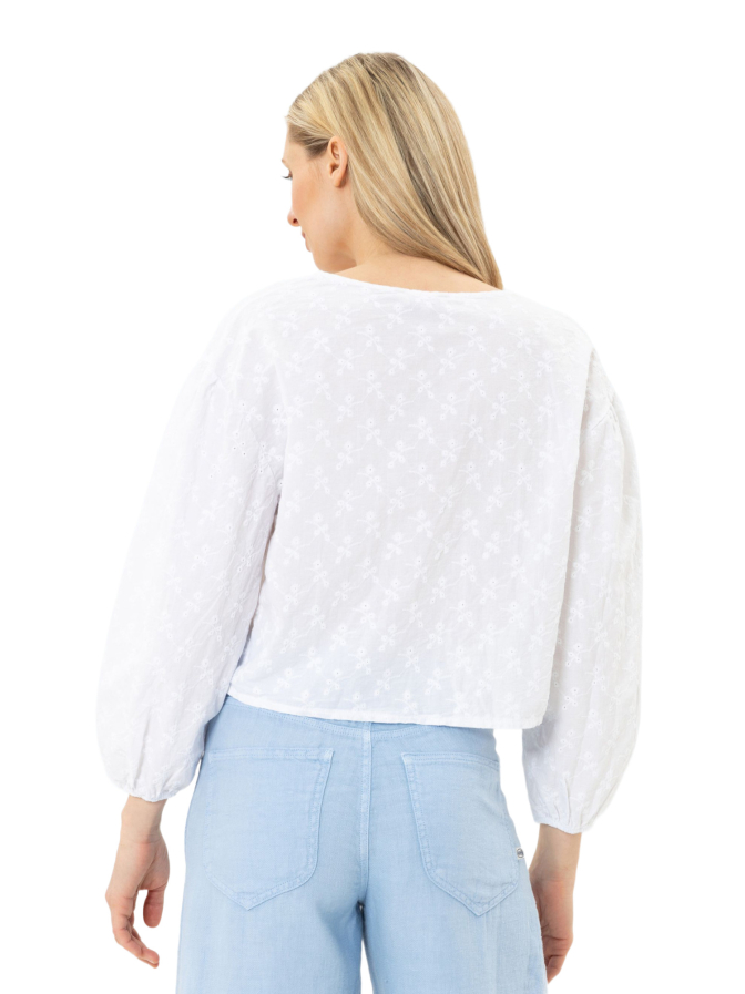 Herrlicher Bluse Robertina mit Bestickung bei Robert Ley