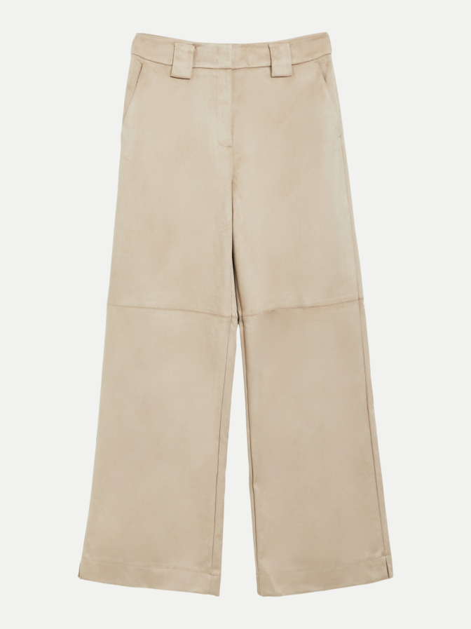 s.Oliver BLACK LABEL Hose in Veloursleder-Optik bei Robert Ley