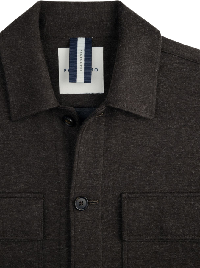 PROFUOMO Relaxed-Fit Knitted Overshirt bei Robert Ley