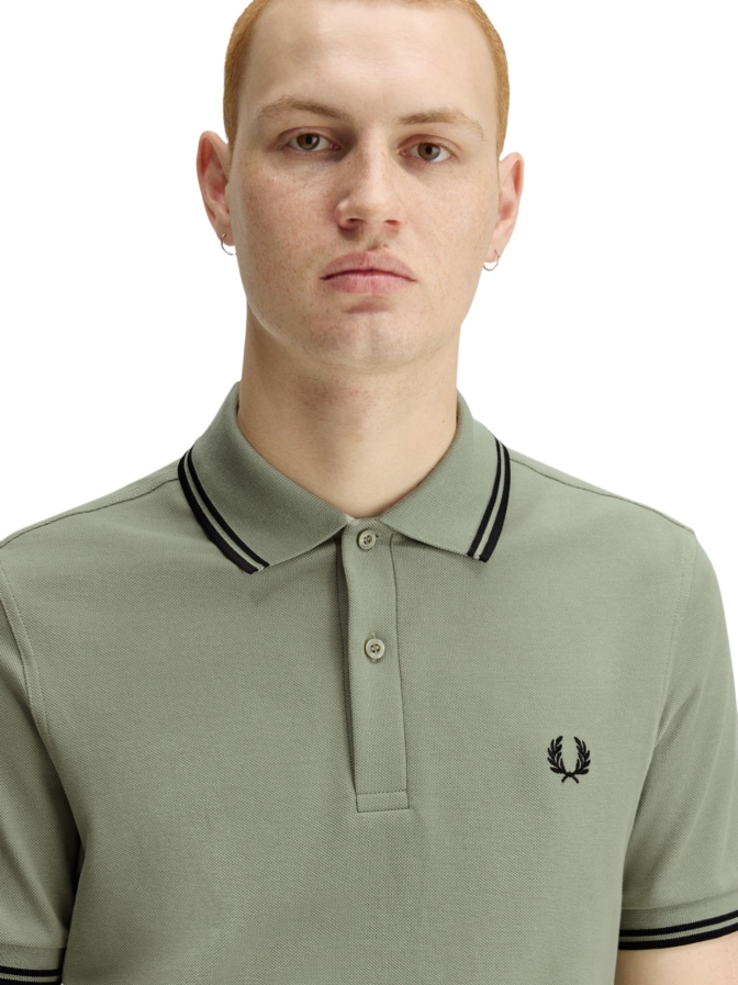 FRED PERRY Poloshirt mit Doppelstreifen bei Robert Ley
