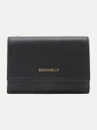 COCCINELLE Portemonnaie Metallic Soft 001-noir bei Robert Ley