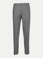 GTA Slim-Fit Chino Tech-Flanell 900-silver bei Robert Ley