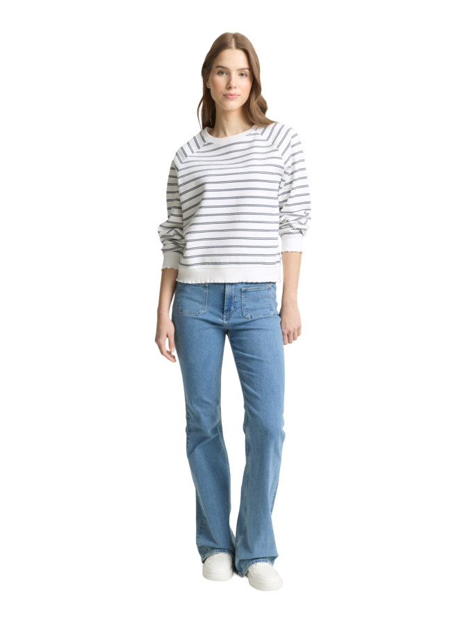 Tom Tailor Denim Gestreiftes Sweatshirt bei Robert Ley