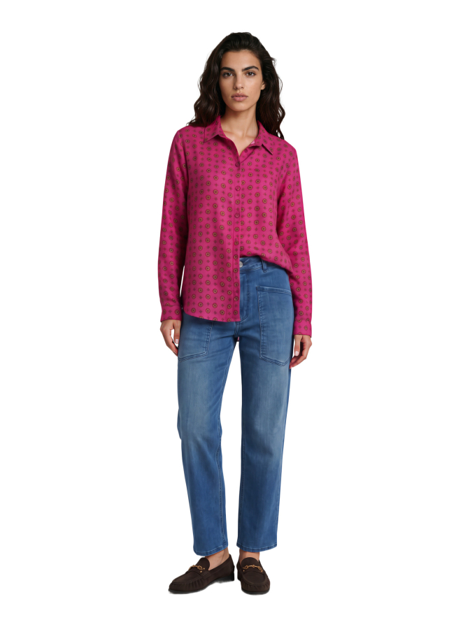 Milano Italy Hemdbluse mit Blumenmuster bei Robert Ley