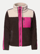 Cecil Teddy-Jacke mit Colorblock-Details 37747-truffle brown bei Robert Ley