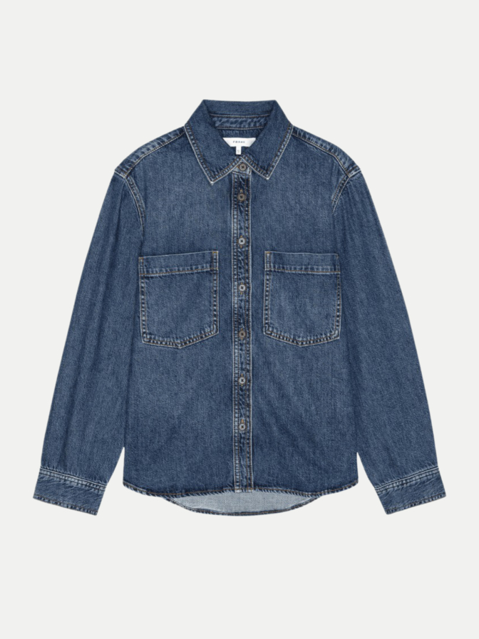 Frame Jeanshemd  mit aufgesetzten Vordertaschen bei Robert Ley