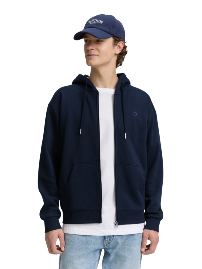 Tom Tailor Denim Hoodie Sweatjacke mit Logo-Print bei Robert Ley