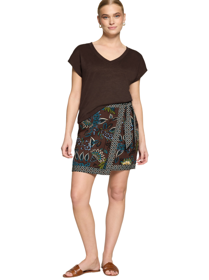 Zero Basic-T-Shirt mit V-Ausschnitt bei Robert Ley