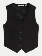 Tom Tailor Denim Strukturierte Weste 14482-deep black bei Robert Ley