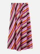 ROSSO35 Rock aus Baumwolle 311fuchsia/oran-311fuchsia/orange bei Robert Ley