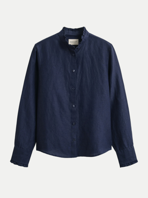 Gant Rüschenbluse aus Leinenmix bei Robert Ley