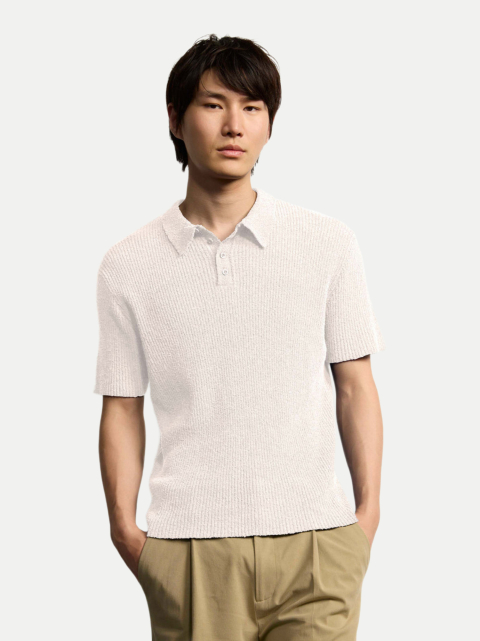 KIEFERMANN Strickpolo Curyus in Bouclé bei Robert Ley