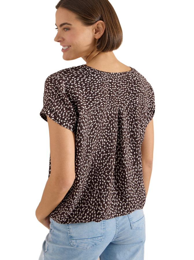 Cecil Kurzarmbluse mit Print bei Robert Ley