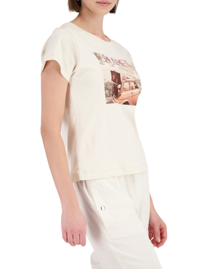 Monari T-Shirt mit Foto-Print bei Robert Ley