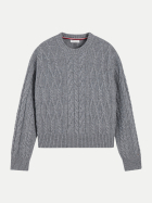 Tommy Hilfiger Strukturierter Pullover P7D-BLACK bei Robert Ley