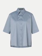 Windsor Women Kurzarm-Hemdbluse mit modernen Ärmelumschlägen 119-Open White 119 bei Robert Ley