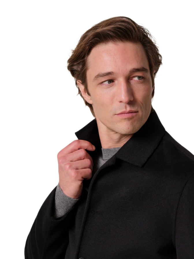 PROFUOMO Single-Layer Woll-Overshirt bei Robert Ley
