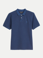 Marc O'Polo Kurzarm Poloshirt Piqué 4172-Iris Ink bei Robert Ley