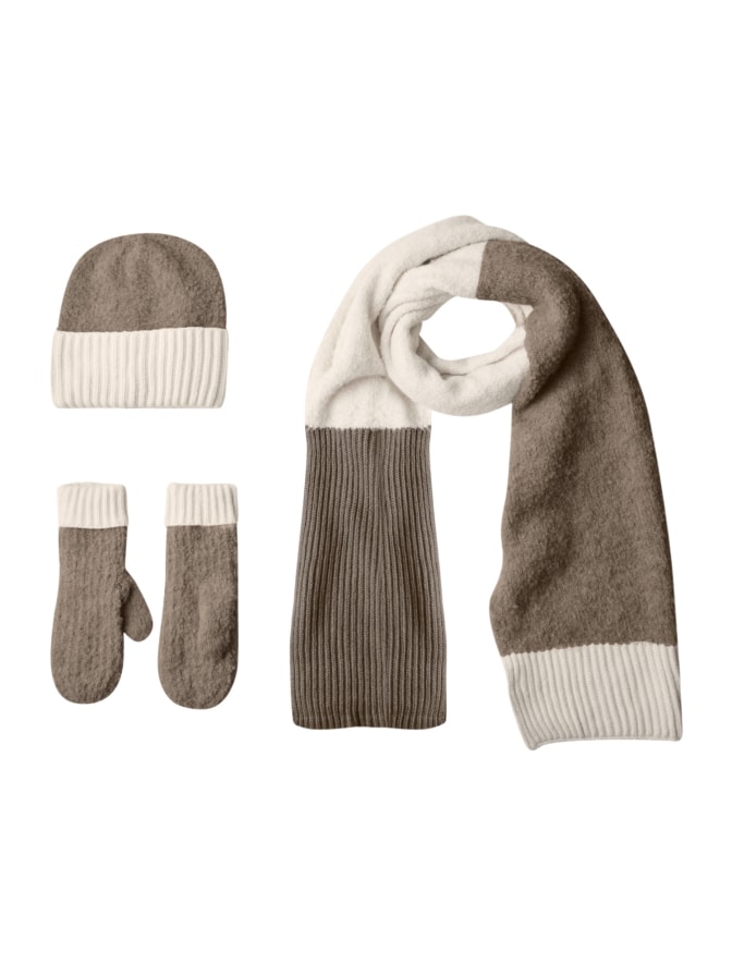 Street One Beanie mit Bouclé-Mix-Set bei Robert Ley