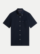 Tommy Hilfiger Kurzarm-Hemd in Seersucker-Qualität DW5-BLUE bei Robert Ley