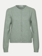 Street One Strickjacke mit Knopflesite 18035-eucalyptus green mel. bei Robert Ley