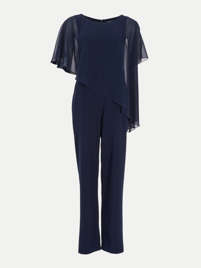 Swing Jumpsuit aus Crepe Jersey bei Robert Ley