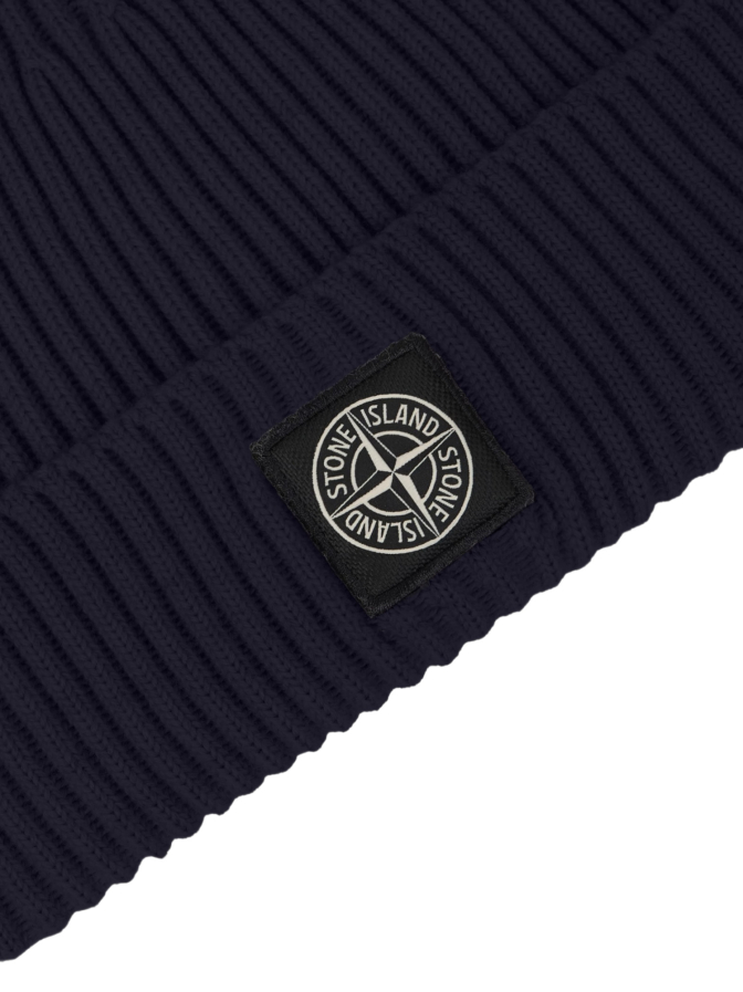 Stone Island Gerippte Strickmütze bei Robert Ley