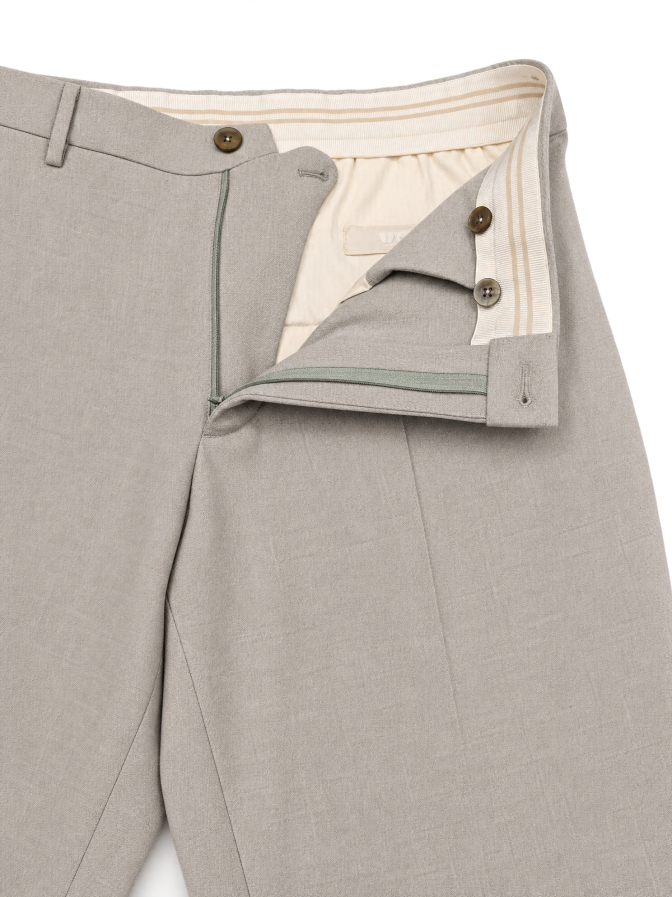 GTA Tapered-Fit Jerseyhose mit Bundfalte bei Robert Ley