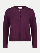 Cartoon Strickjacke mit Knopfleiste 4717-Dark Dahlia bei Robert Ley