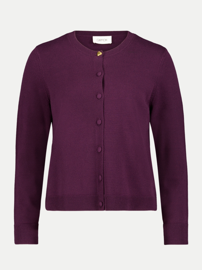 Cartoon Strickjacke mit Knopfleiste bei Robert Ley