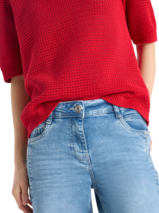 CECIL Strukturierter Kurzarm-Pullover bei Robert Ley