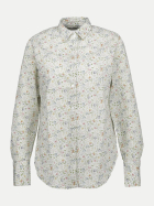Insieme Hemdbluse im Floralmuster 1008A ecru/grün mille fleur bei Robert Ley
