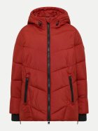 Cecil Jacke in Midi-Länge mit Kapuze 17970-light russet red bei Robert Ley