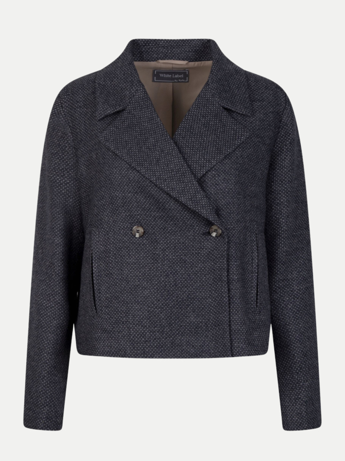 White Label Cabanjacke mit doppelreihiger Knopfleiste bei Robert Ley