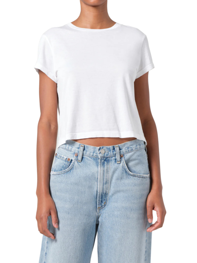 AGOLDE Adine shrunken tee bei Robert Ley