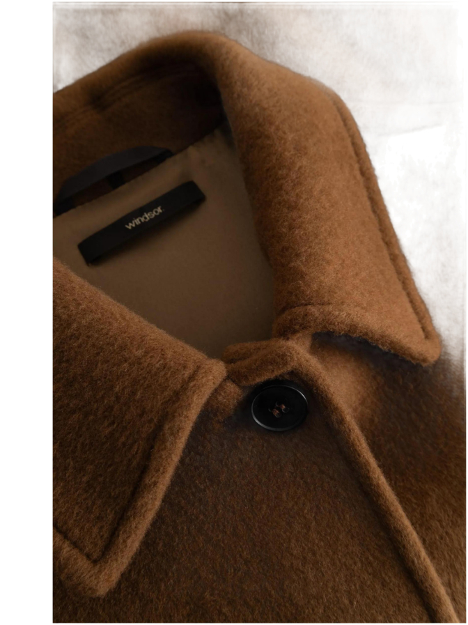 Windsor Women Hemdjacke aus Woll-Mix bei Robert Ley