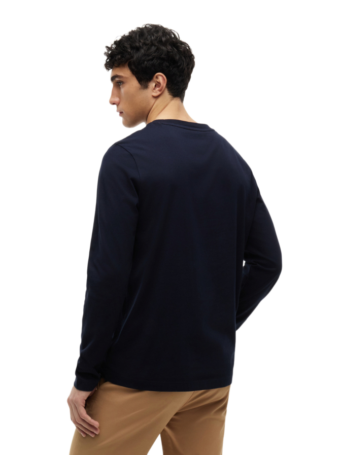 Tommy Hilfiger Langarm- Shirt mit Logo-Print bei Robert Ley