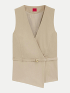 HUGO Weste Ahella-1 232-Light/Pastel Brown bei Robert Ley