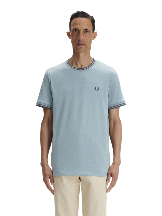 FRED PERRY T-Shirt mit Doppelstreifen bei Robert Ley