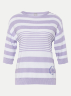Rabe Moden Strickpullover mit Streifenmuster 6232-Flieder bei Robert Ley