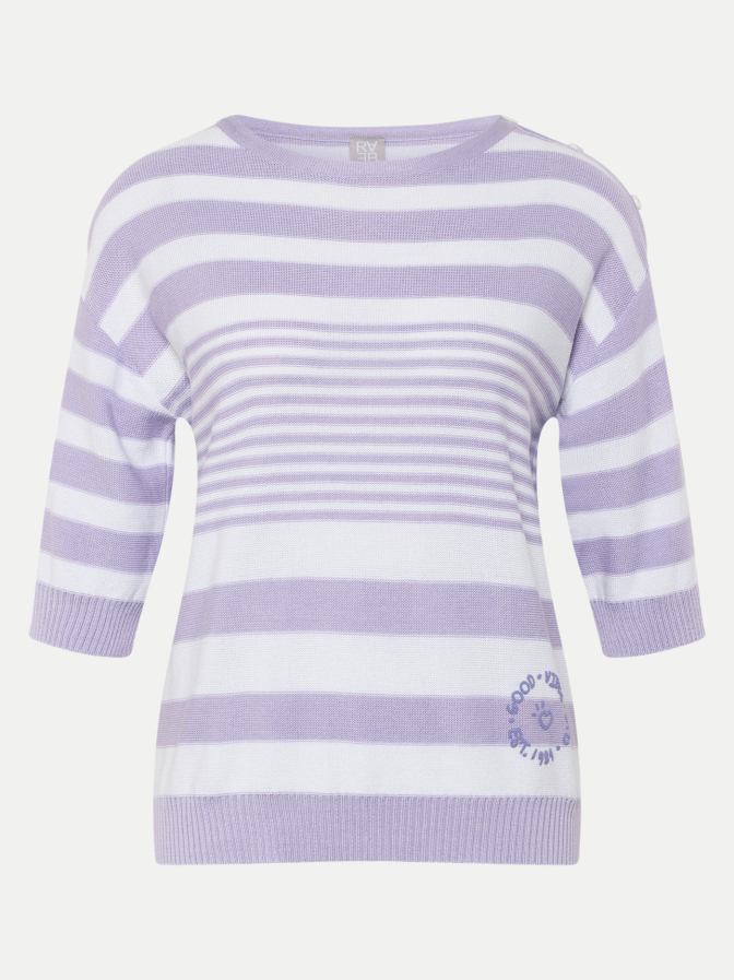 Rabe Moden Strickpullover mit Streifenmuster bei Robert Ley