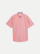 Tom Tailor Casual Oxford Hemd Gestreift 40210-red colorful stripe bei Robert Ley