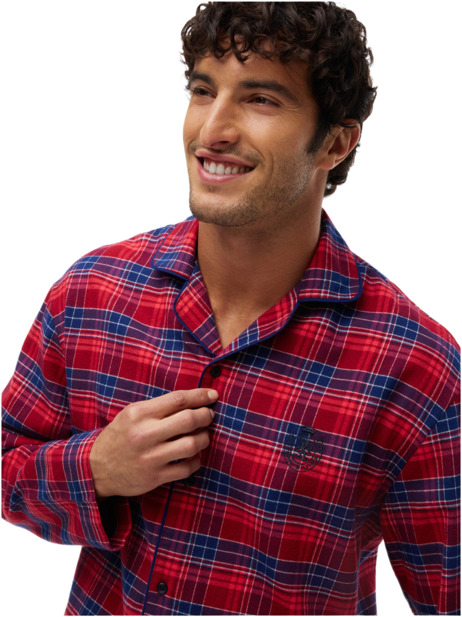 Tommy Hilfiger Flannel Pyjama-Set bei Robert Ley