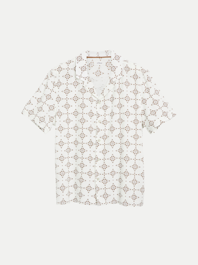 s.Oliver RED LABEL Resorthemd mit Allover-Print bei Robert Ley